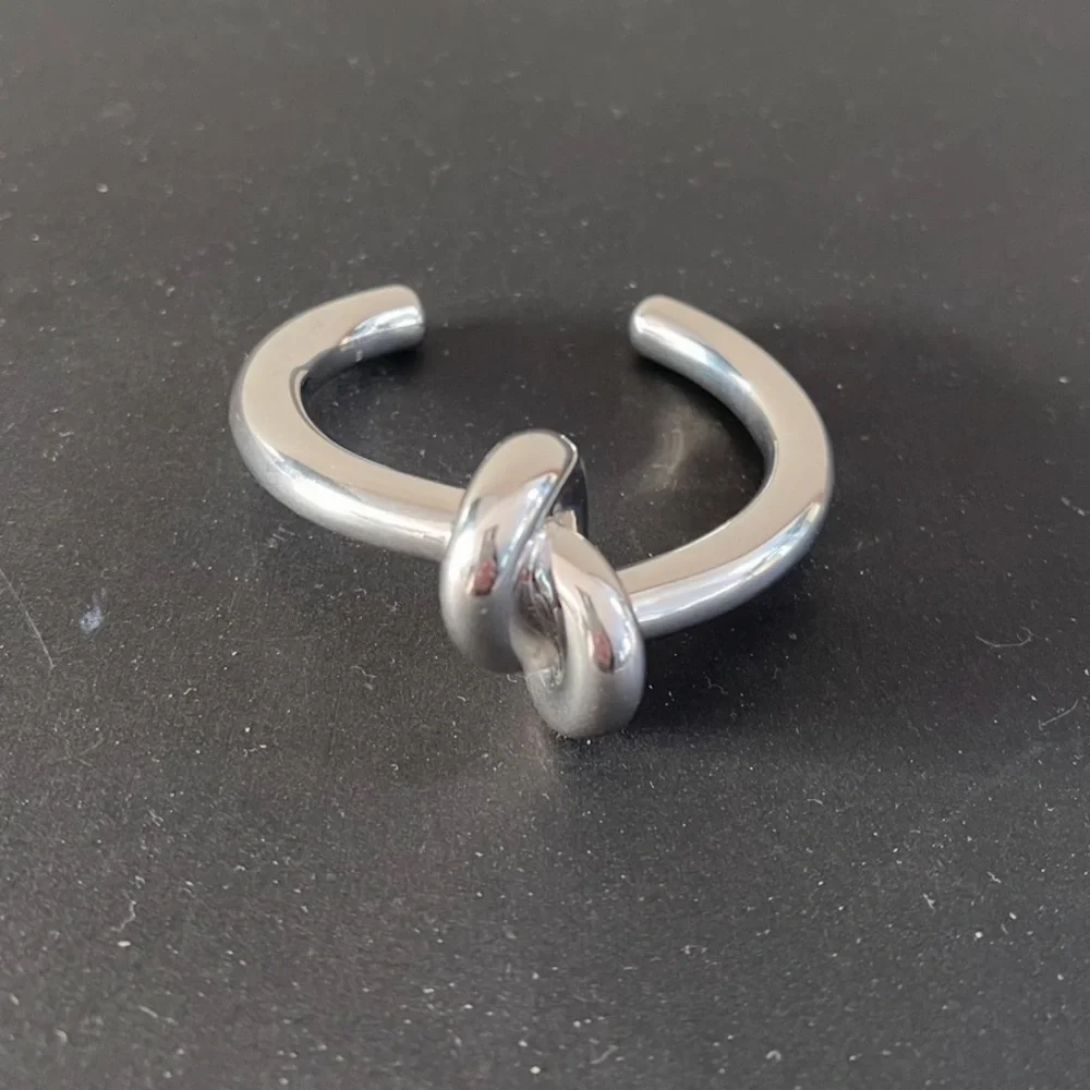 CELINE Silver Knot Cuff Bracelet - Picture 2 of 7